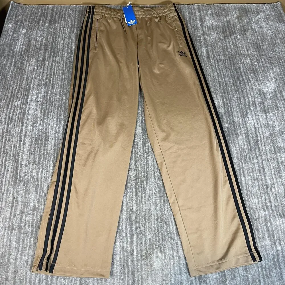 Adidas Originals Firebird Track Suit Mens Medium Beige 3-Stripes JY6366 JY6369